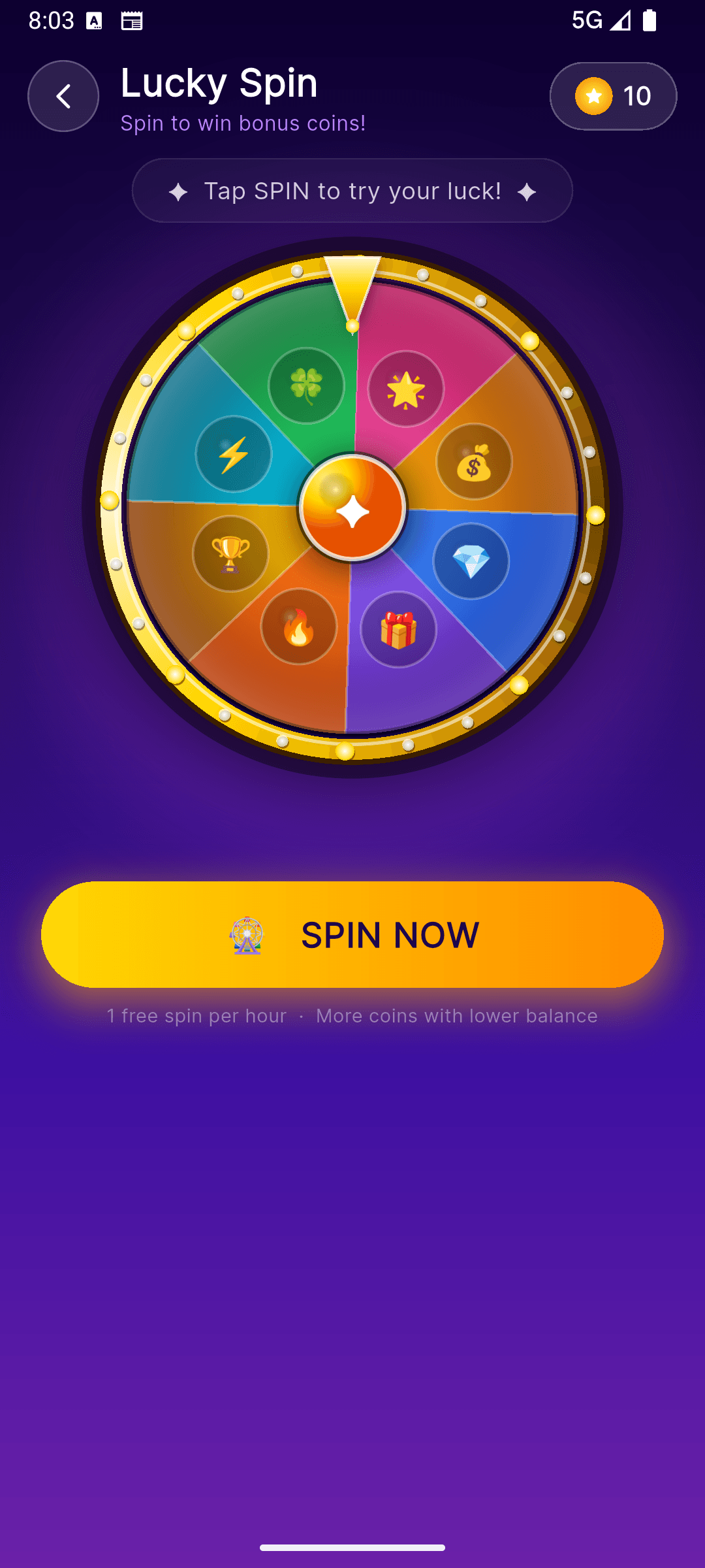 Play Master lucky spin screenshot